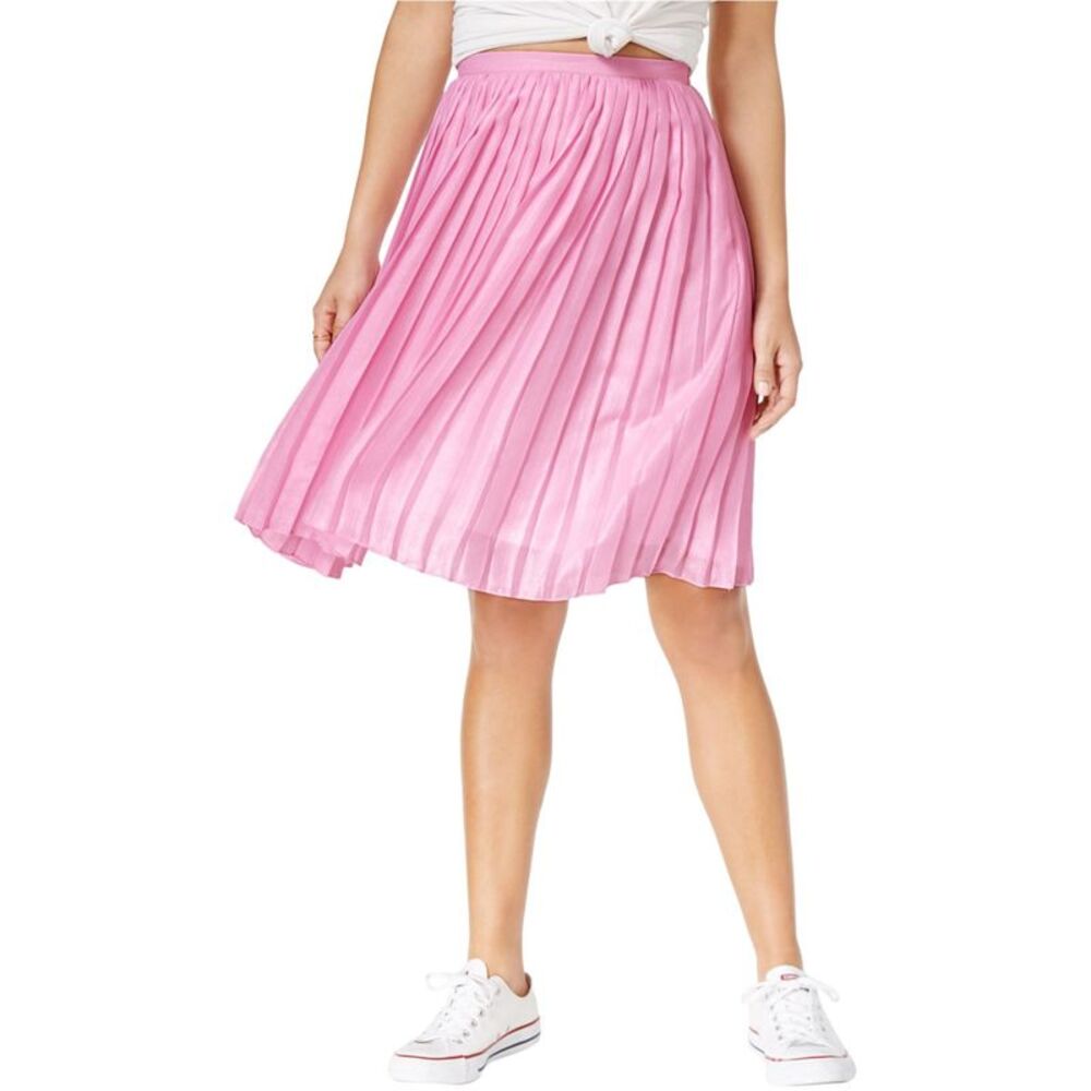 The Edit By Seventeen Womens Juniors Metallic Midi Skirt, NWT